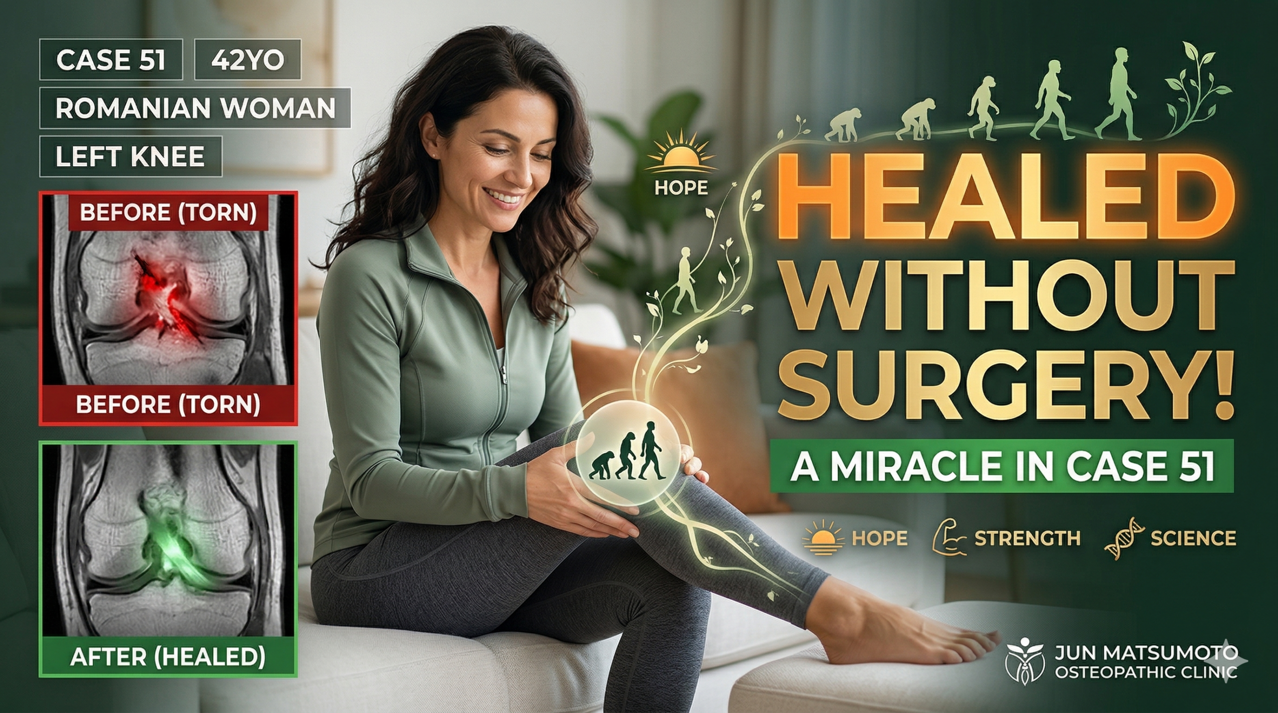 ACL Natural Healing Case #51:  42-Year-Old Romanian Female